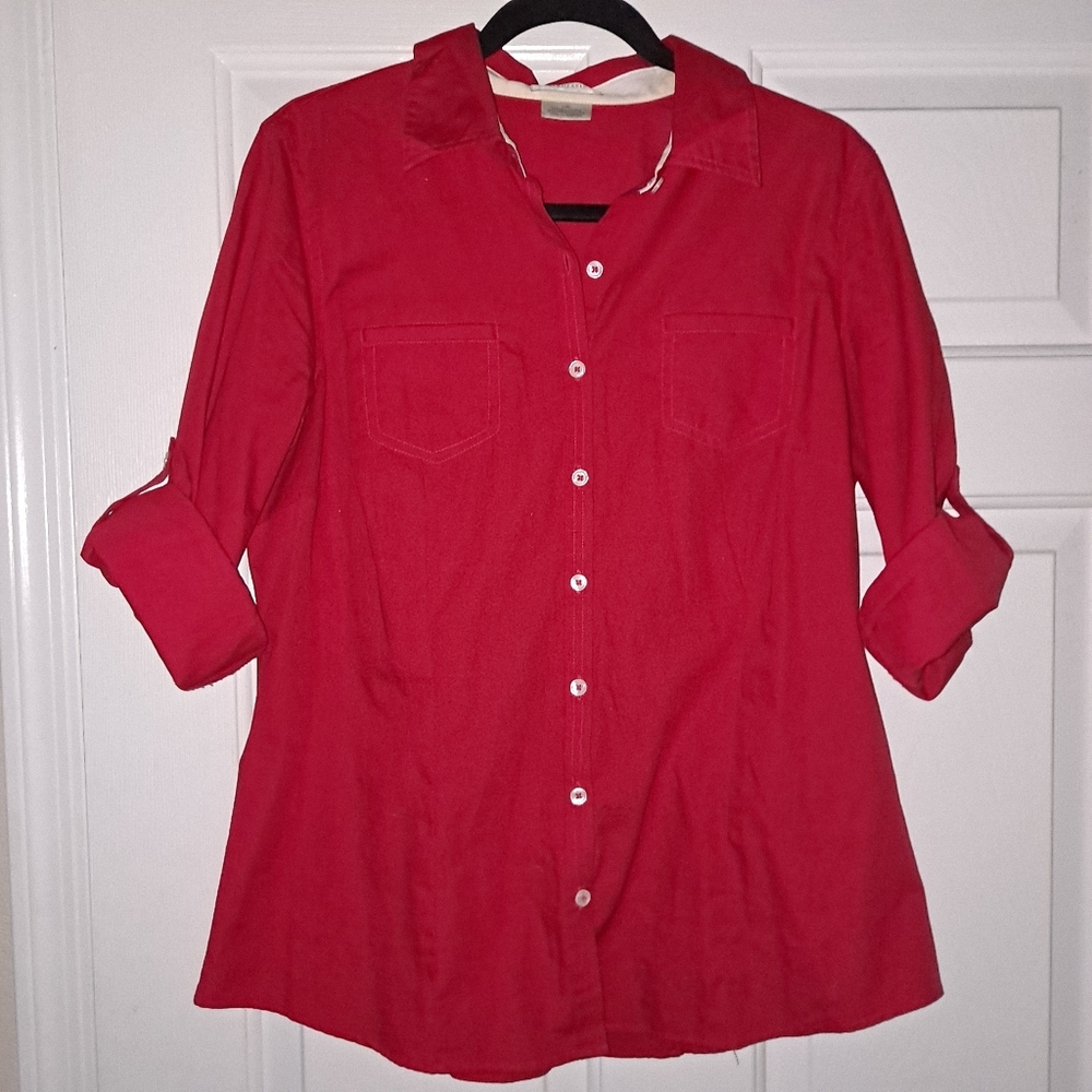 Van Heusen Red Blouse
